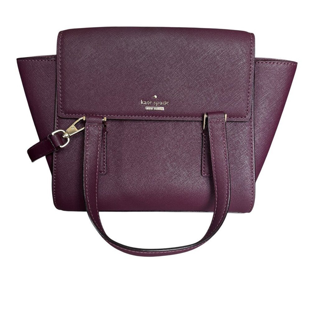 Kate Spade medium size mulberry color handbag shoulder crossbody bag